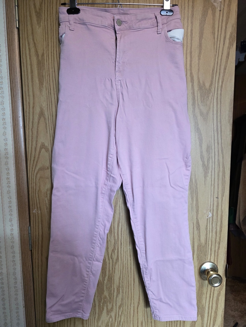 Old Navy Pink Rockstar Mid-Rise Pants
